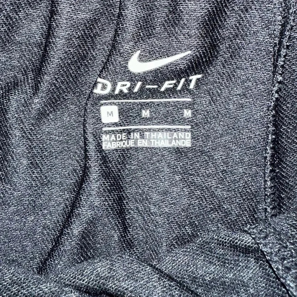 NIKE Dri-FIT Shorts Women's Training Gray Polyester with Pockets - Picture 7 of 14
